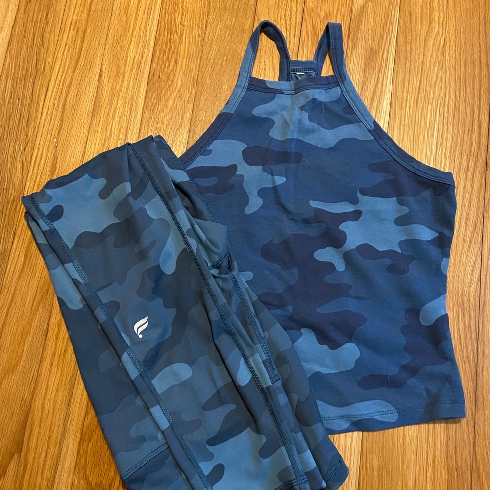 Camo Tank and Leggings Set
